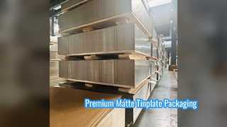 Hochwertiges Weißblechblech mit mattem Finish für Lebensmittelverpackungen