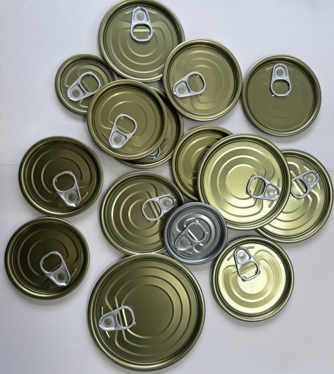 401 Durchmesser 99mm Blechdruckdeckel Rostbeständigkeit für leicht offene Runde Deckel EOE Dosen