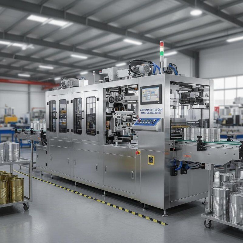 Bright Or Matte Surfacefinish Automatic Tin Can Making Machine Width 600-1250 Mm Ideal For Metal Can Manufacturing Processes