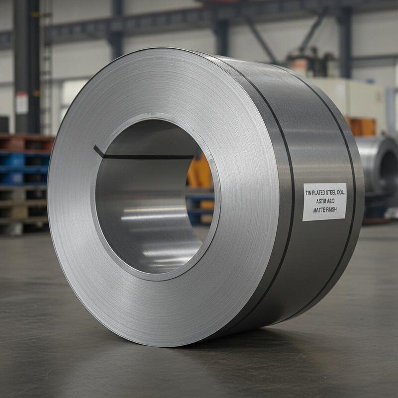 Elektrolytische Zinnplatte für Lebensmittel mit hellen Oberflächen TS245 0,17 mm SPTE TFS für Lebensmittelkonserven