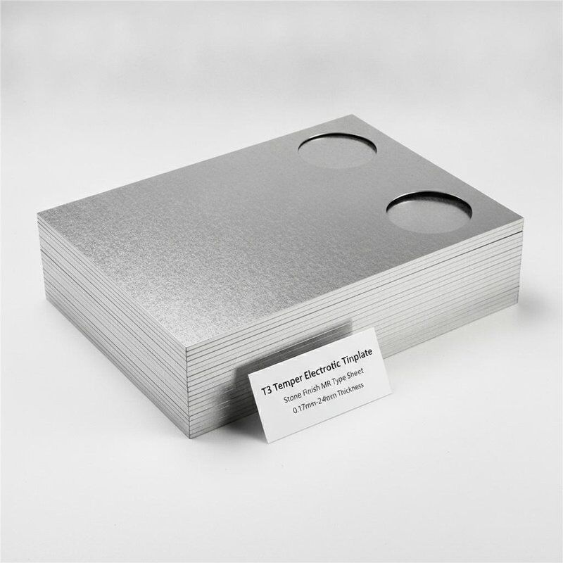 T3 Temperature Elektrolytische Blechstein-Finixierung MR-Typblatt für Runde Lebensmitteldose Verschlussdeckel 0,17 mm-0,24 mm Dicke