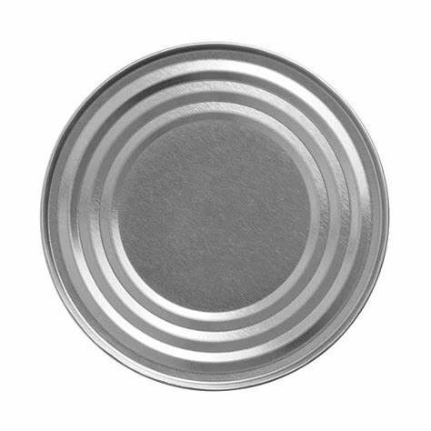 99mm 52.3mm 83.3mm Metallzinnblech-Runden-Deckel für Dosen-Boden
